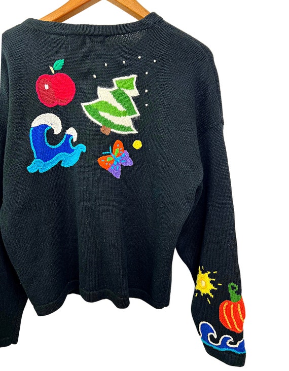 90’s Every Holiday Cardigan Sweater - image 5