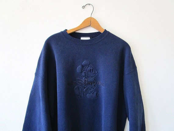 navy blue mickey mouse hoodie