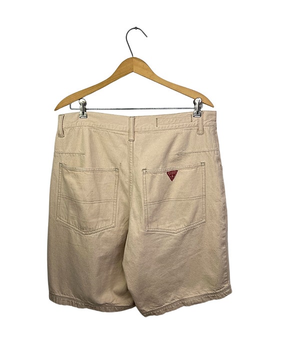 90’s Guess Jeans 5 Pocket Khaki 10” Shorts Size 32