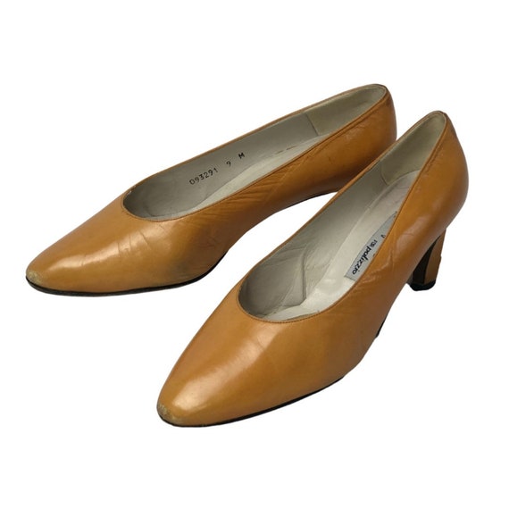 Camel pumps leather discount