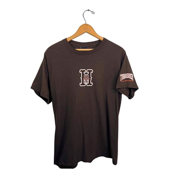 00s HUF X THRASHER Skater T-shirt Size Medium - Etsy