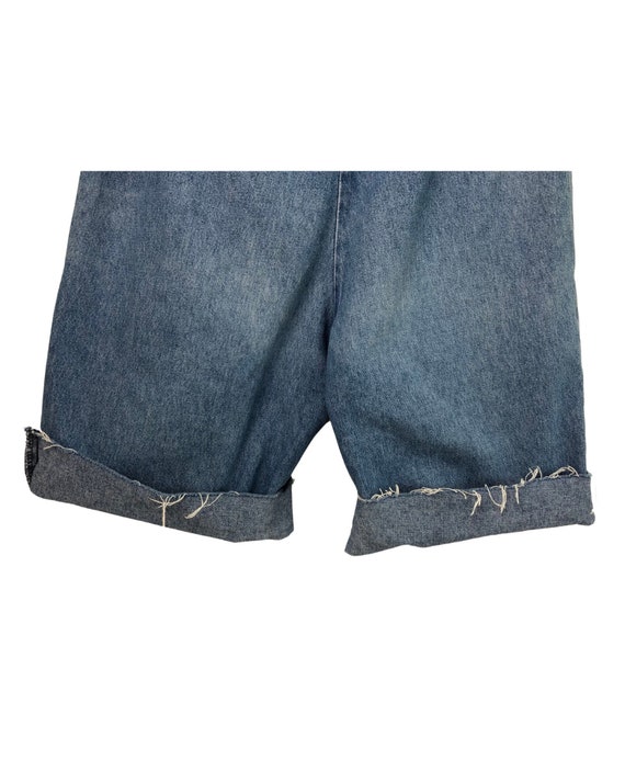 Wms 80’s Denim Cutoff Jorts Jean Shorts Plus Size… - image 5