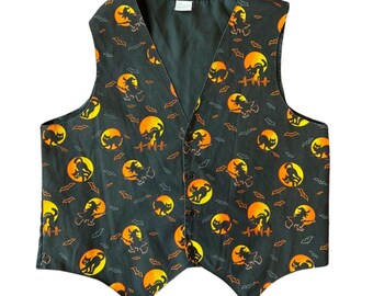90’s Halloween Vest 100% Cotton Size Large