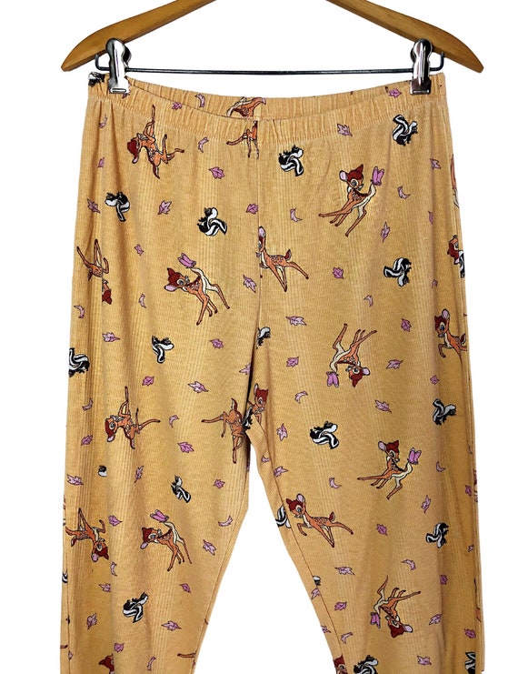 70’s Disney BAMBI Thumper Ribbed Elastic Waist Pa… - image 2