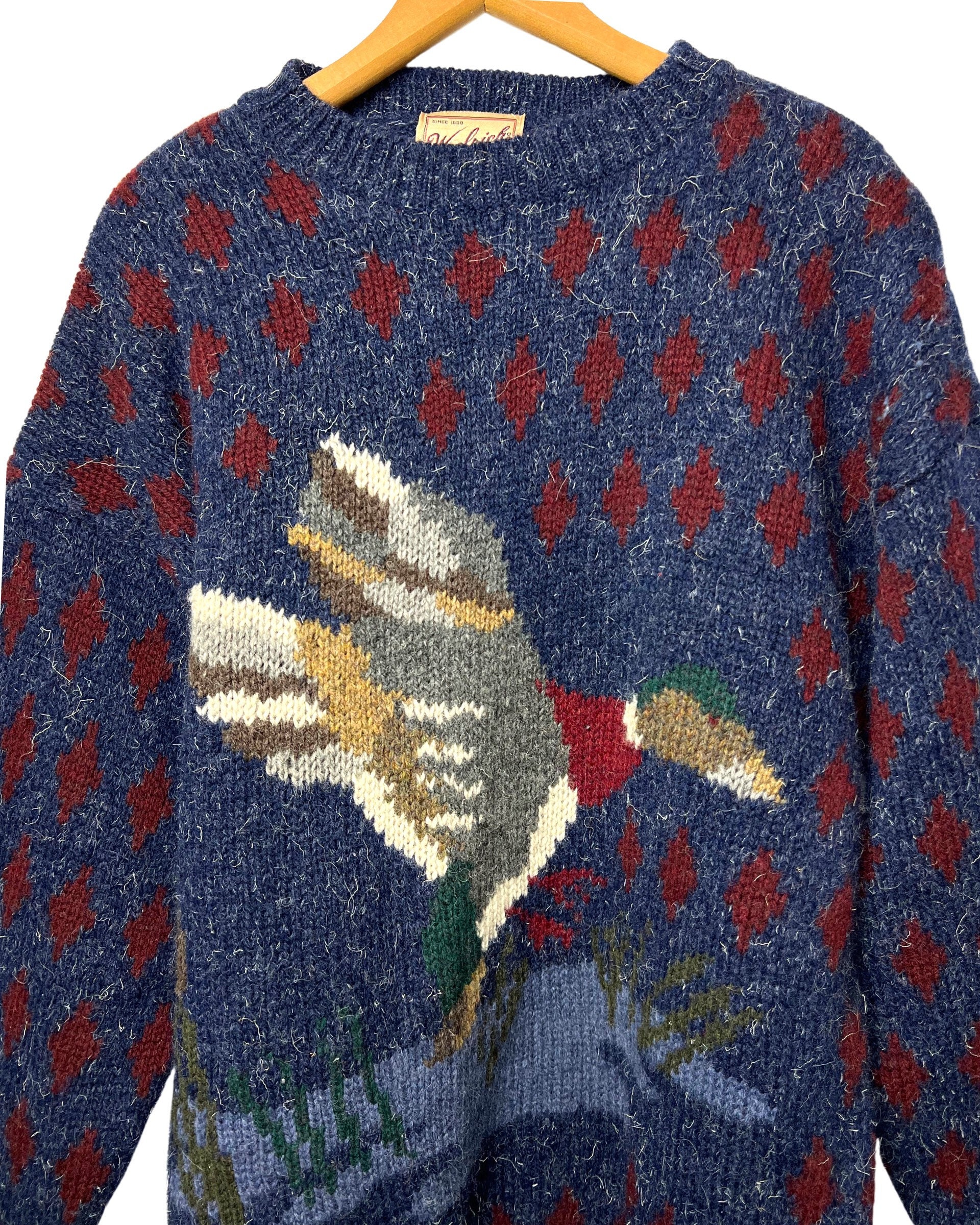 80s Woolrich Mallard Duck 100% Wool Sweater Size X-large - Etsy Canada