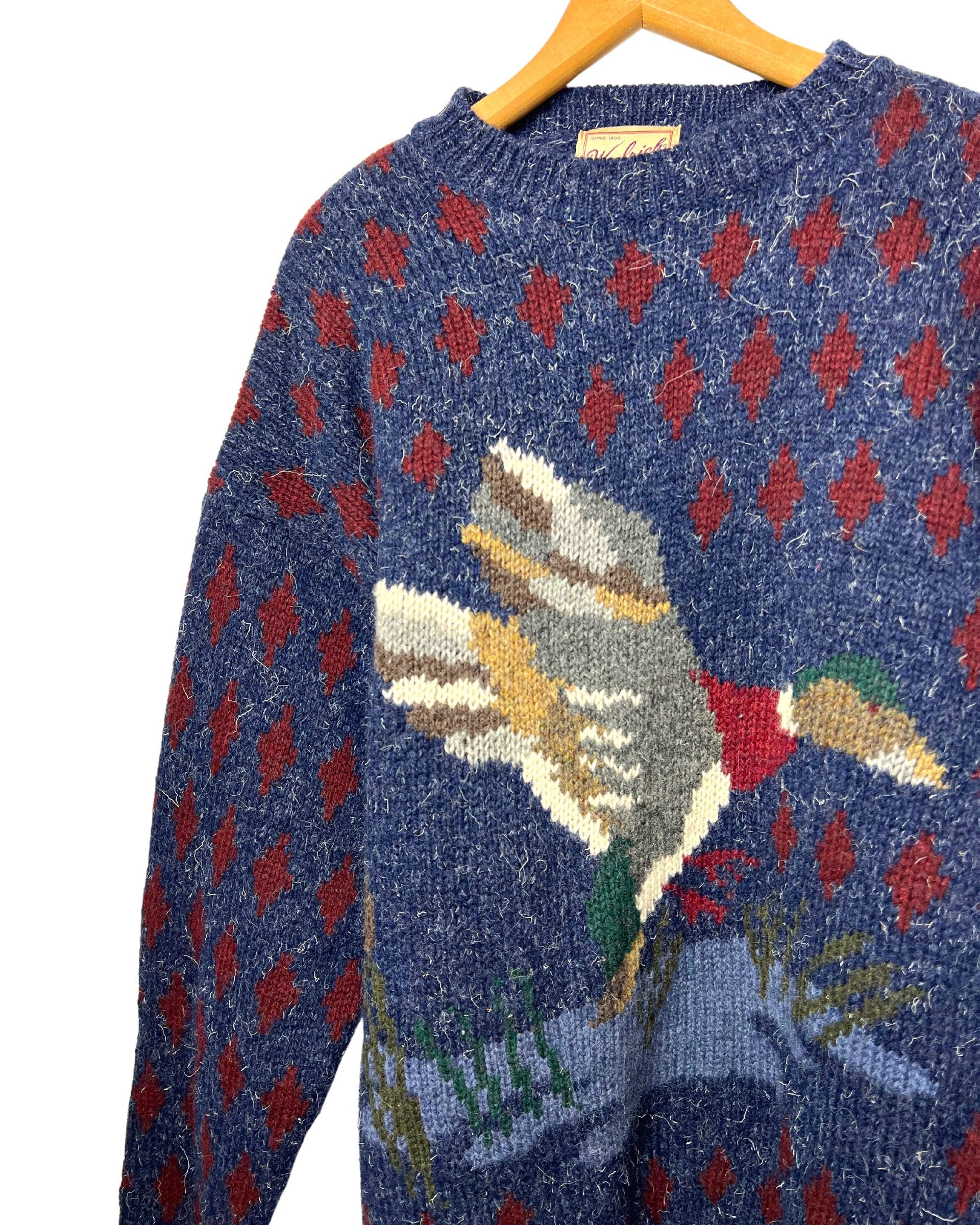80s Woolrich Mallard Duck 100% Wool Sweater Size X-large - Etsy Canada