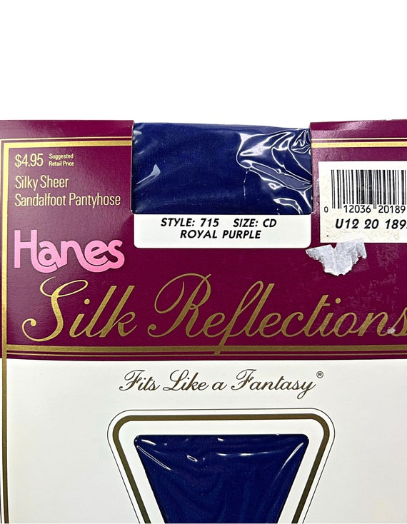 1989 Hane’s Silk Reflections Hosiery Deadstock Co… - image 5