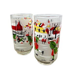 Winter of 76 Libbey Glass Set of 2 12oz Glasses image 5