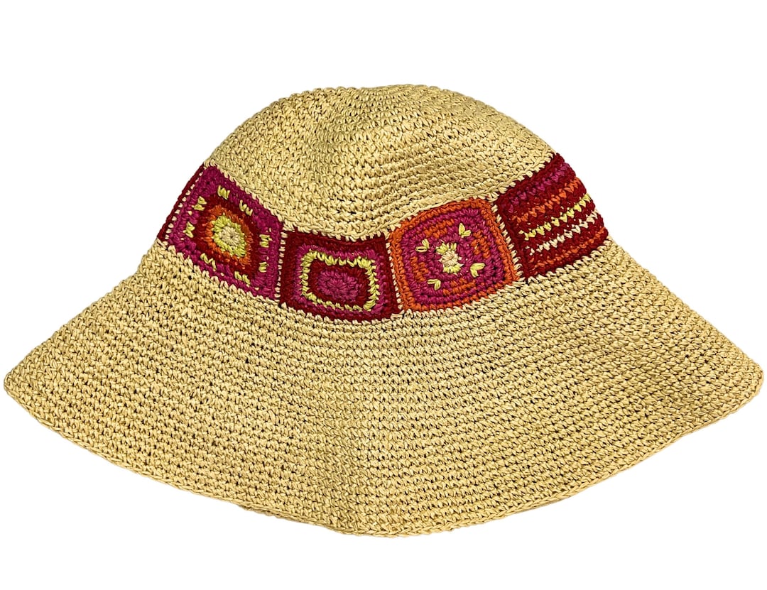 Wide Brim Hat Summer Of Love Straw Bucket Hat Buy 90's Straw