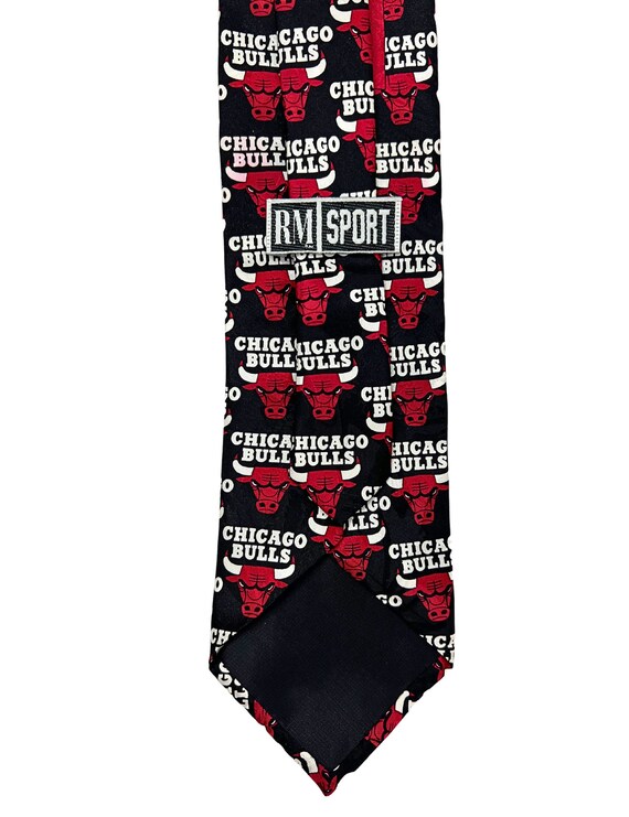 90’s Chicago Bulls 100% Silk Necktie - image 6