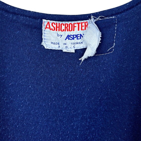 60’s Ashcrofter by Aspen Navy Ski Bibs Pants Size… - image 7