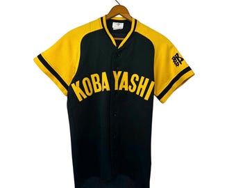 Vintage Kobayashi Japanese Baseball 郡山 Koriyama Descente #18 Jersey