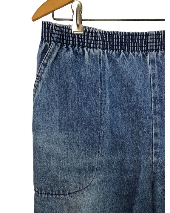 Wms 80’s Denim Cutoff Jorts Jean Shorts Plus Size… - image 4