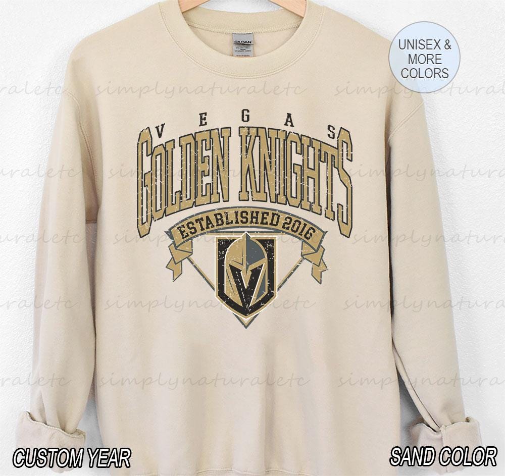 Vegas golden knights sweatshirt Etsy Mexico