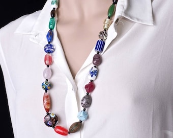 Murano Glasperlenkette: Venezianisches Schmuckgeschenk