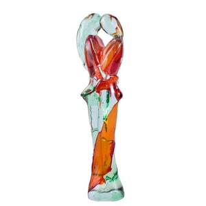 Murano Glass Love Sculpture, Genuine Made in Italy Glass Piece, Trademark of Origin Guaranteed