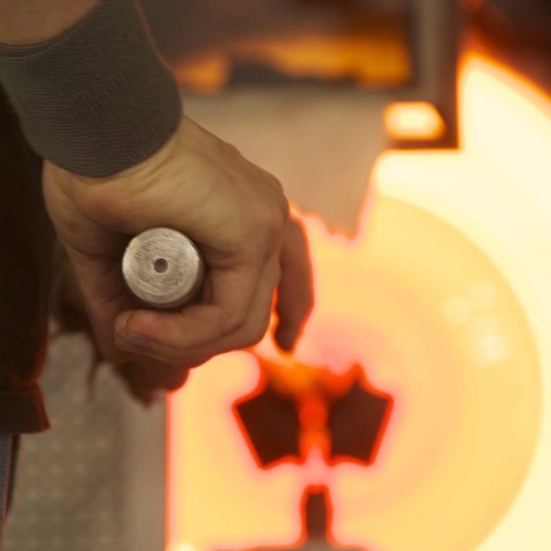 ムラーノガラスの馬の頭の彫刻：24カラットの金箔、イタリア製 - Etsy 日本