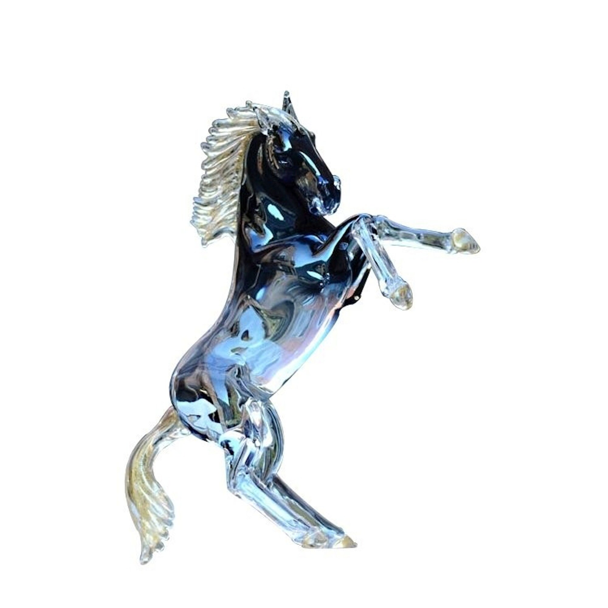 blown glass horse