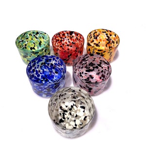 Murano Glass Tumblers Set - Murano Traditional Glasses - Trademark of Origin, Made in Italy, Original Murano Glassware set
