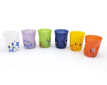 Murano Blown Glass Drinking Set Made in Italy
