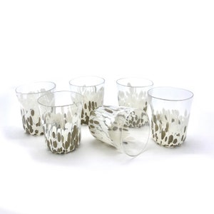Murano Glass Original Tumblers Set, 100% Italian Handmade Glassware, Gift Idea, TRADEMARK OF ORIGIN, Original Murano Glass, Made in Italy