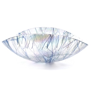 Murano Glass Seashell Bowl: Italian Blown Glass Centerpiece