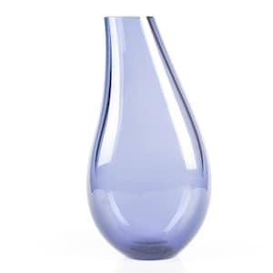 Handmade Murano Glass Vase: Modern Purple Italian Decor
