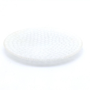 Murano Glass Small Plate: White Murrine Decorative Tray