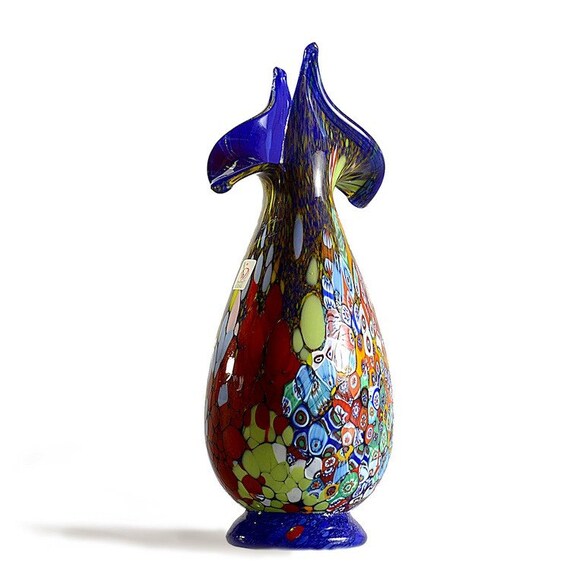 Murano glass original vase genuine Italian piece Trademark Etsy