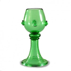 Medieval Murano Glass Goblet: Mythical Chalice, Trademark of Origin