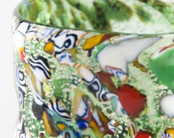 ムラーノグラスセット：ベネチアン吹きガラスタンブラー - Etsy 日本