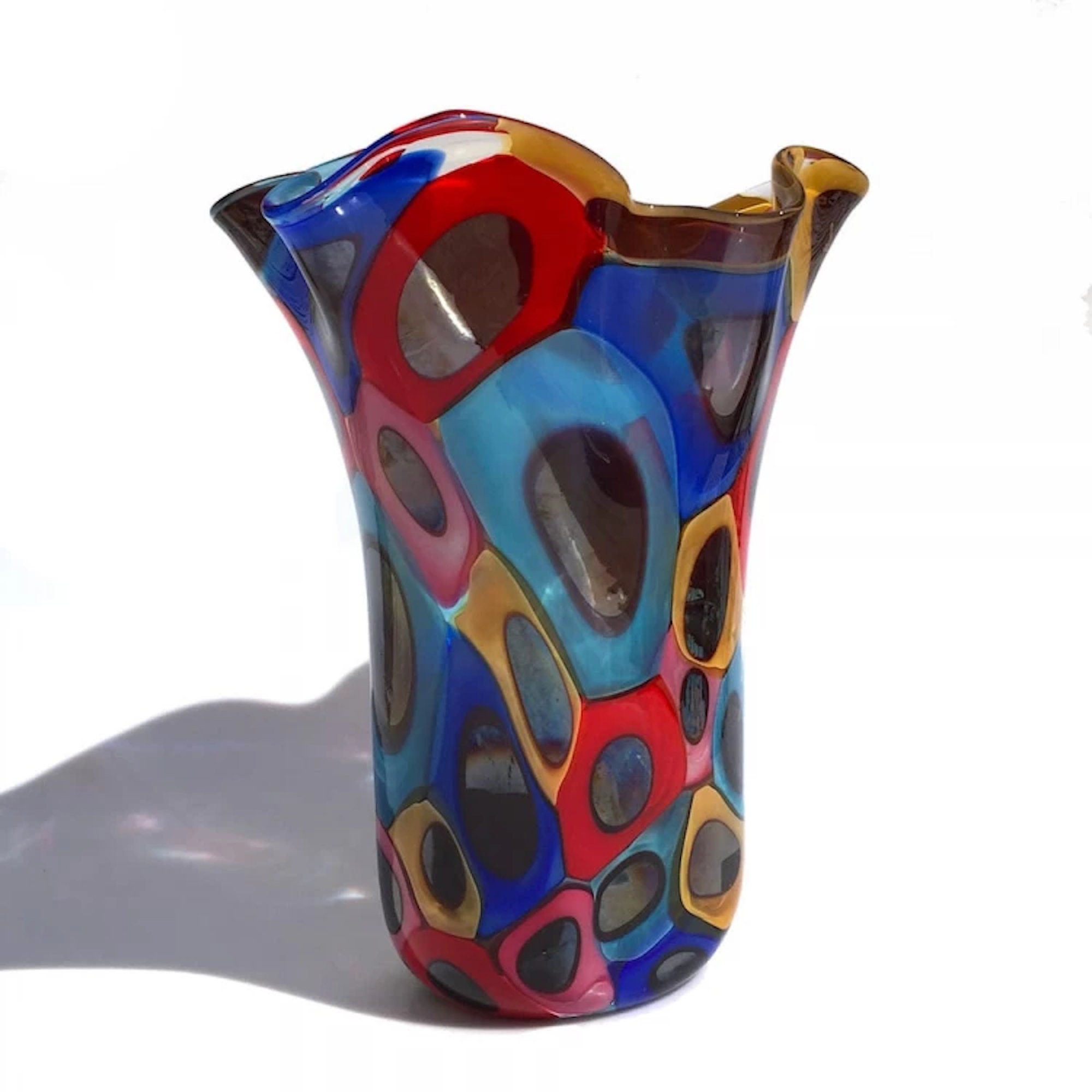 Vase En Verre De Murano,