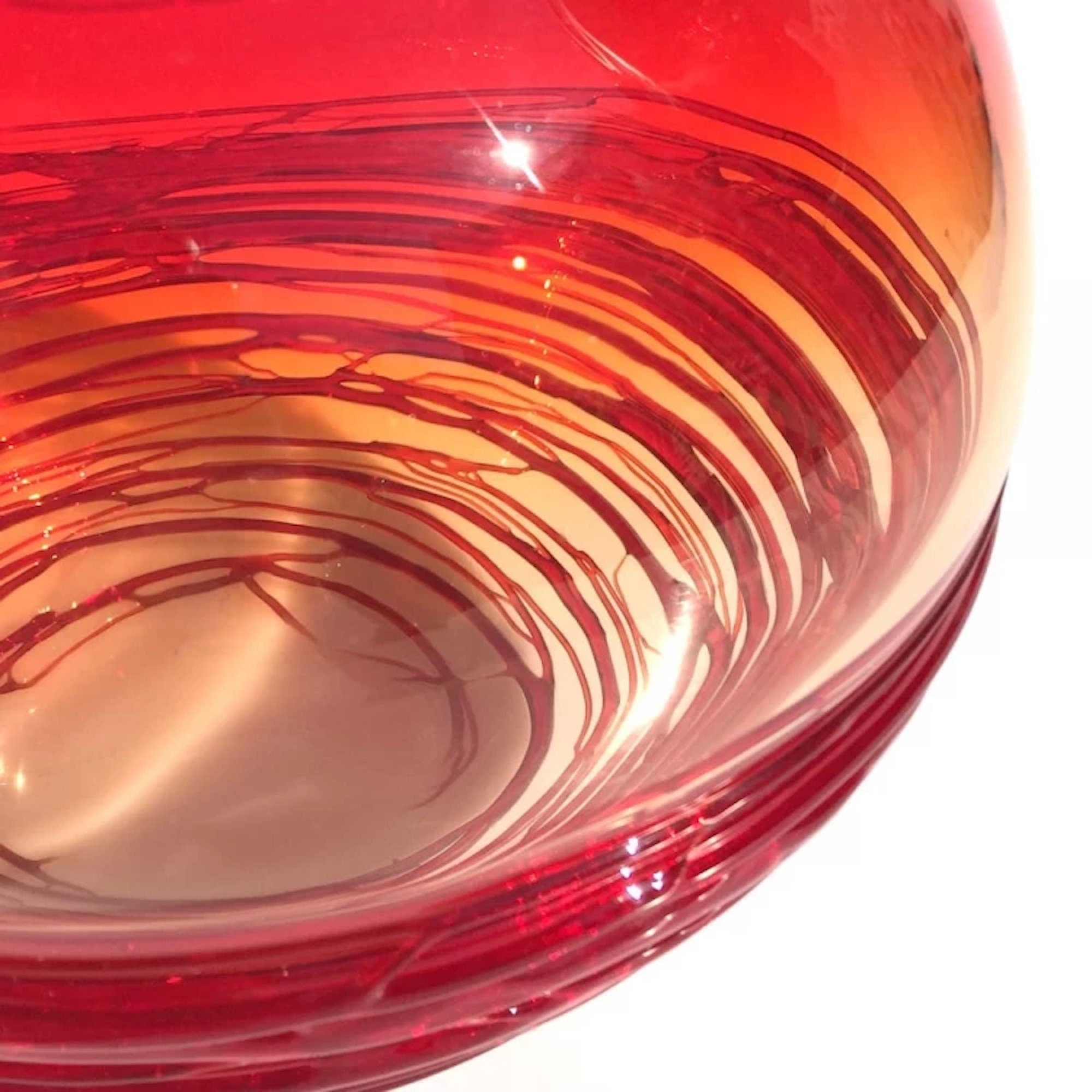 Set of Murano Glass Vases Couple of Red Decorative Vases in Etsy