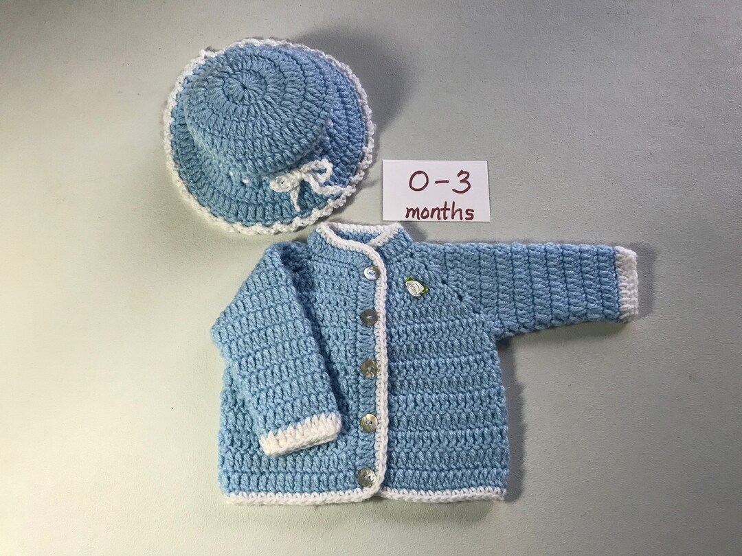 304. Baby Girl Sweater Sets, Classic Style With Bling, Crocheted