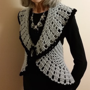 140. Pattern for ladies circle crocheted vest