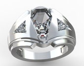 Coffin Gems® - 3CT MENS ACCENT RING