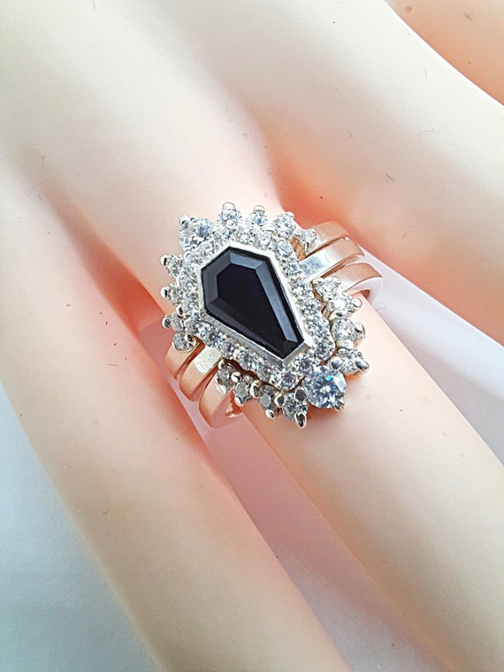 Coffin Gems® 2ct Halo Ring Set
