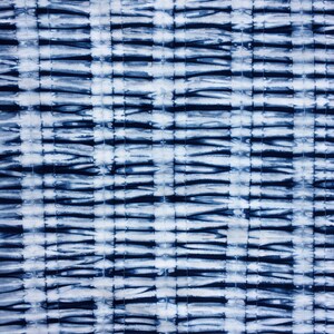 Shibori Indigo Fabric, Cotton Tie Dye Fat Quarter, Hand Dyed Fabric image 4