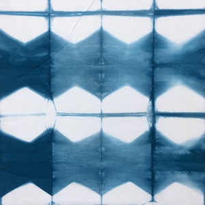 Shibori Fabric Scrap Pack Bundle, Tie Dye Fabric Sampler, Gift for Quilter image 6