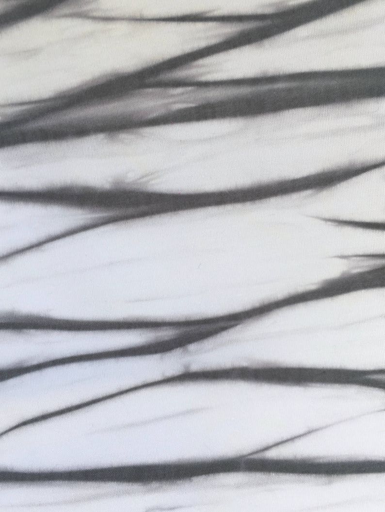 Grey - Shibori Tie-Dye Pure Mul Cotton Fabric 06