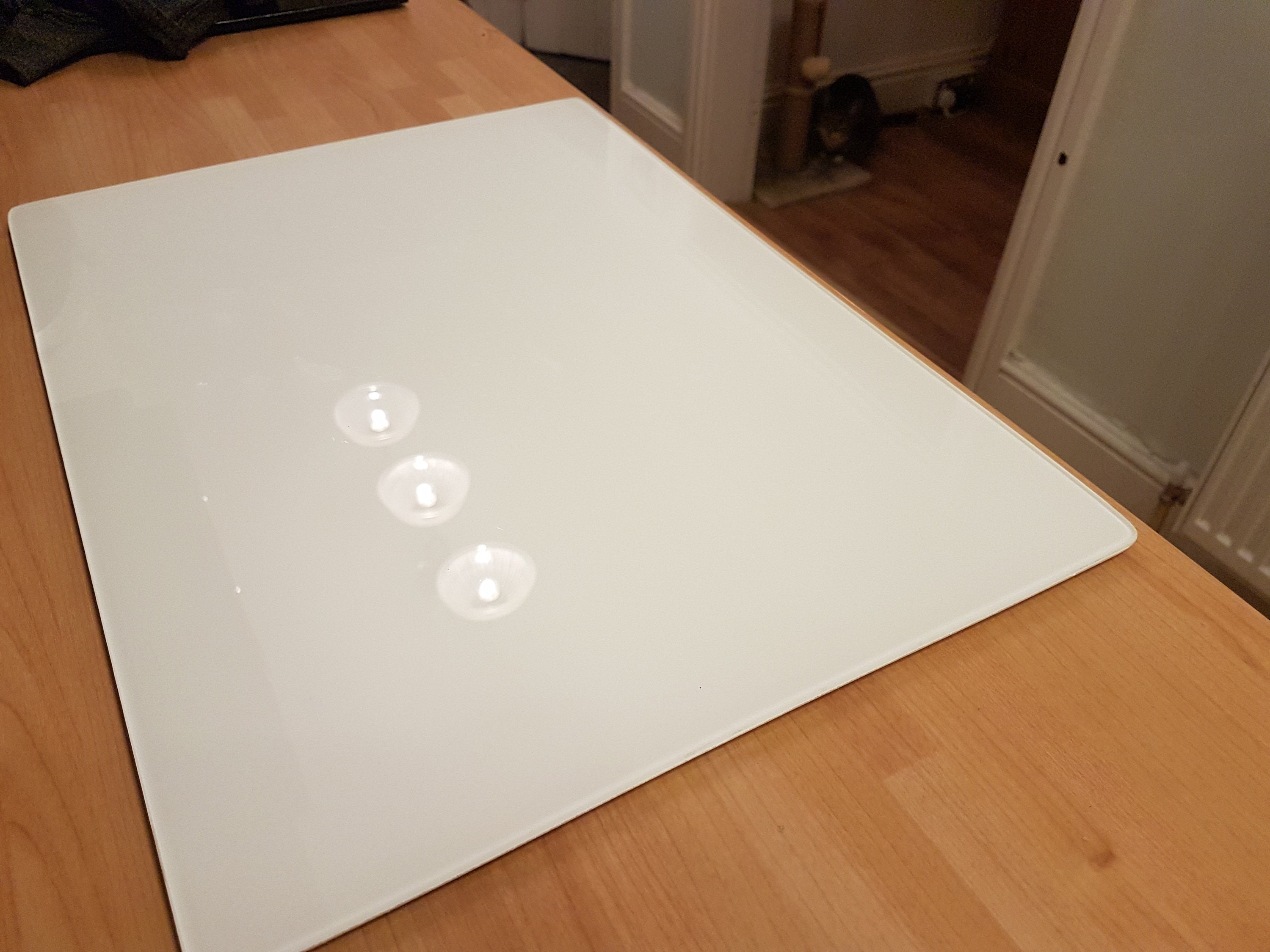 Ultra White Toughened Glass Worktop Saver 400x300mm Etsy UK
