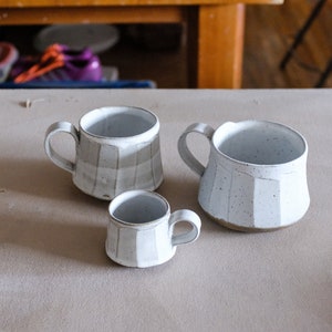 Faceted Ceramic Mug Coffee or Tea Mug 12oz MADE TO ORDER image 10