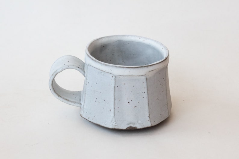 Faceted Ceramic Mug Coffee or Tea Mug 12oz MADE TO ORDER image 6