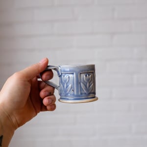 Mug à expresso en céramique fait main, 2 oz