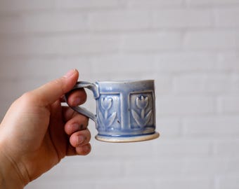 Handmade ceramic espresso mug, 2oz