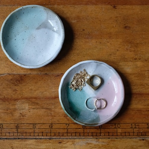 handmade ceramic dish, mini ring plate, 3 image 7