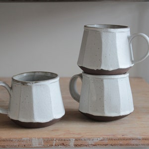 Faceted Ceramic Mug Coffee or Tea Mug 12oz MADE TO ORDER image 8