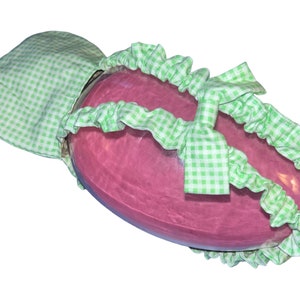 Small Stylish Chicken Diaper Perfect for Small Bantams Mint Plaid