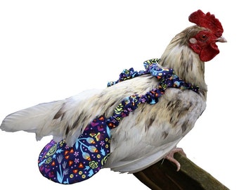 Small Stylish Chicken Diaper- Perfect for Small Bantams