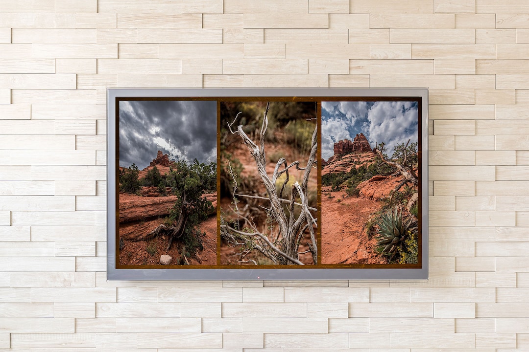 Three Sedona Landscapes | Arizona Vortex | Frame TV | Apple TV - Etsy